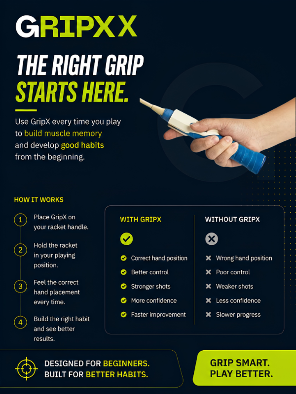 BADMINTON GRIP CORRECTOR